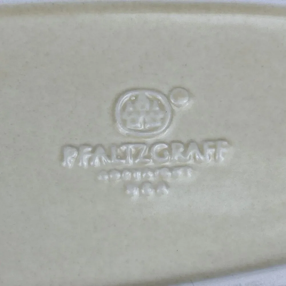 Vintage Pfaltzgraff Village Pattern Stoneware Covered Butter Dish with Lid